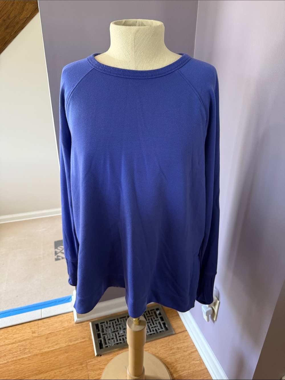 Athleta Electric Purple Cozy Crewneck Pullover